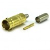 CONECTOR BNC HEMBRA 0.6/2.8 HD 12G GOLD