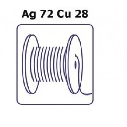 HILO PLATA COBRE Ag72/Cu28 0,50mm 10MTS