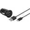 KIT ALIMENTADOR MECHERO 2xUSB+ CABLUSB C