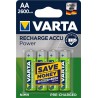 PACK 4U/ PILA HR6 RECARGABLE AA R2600mAh