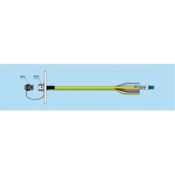 CABLE F.O. EDW.3K-SM-2xSC + CU 1MT