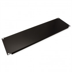PANEL 19" 3U CIEGO COLOR NEGRO