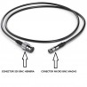CABLE MICRO BNC M-BNC H 0.6/2.8 35cm AZ