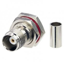 CONECTOR TNC HEMBRA RG59 CRIMPAR PANEL
