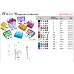 FUSIBLE ENCHUFABLE SERIE 40 25 AMPEROS