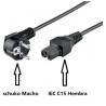 CABLE ALIMENTACION SCHUKO M-C15 H 2M NEG