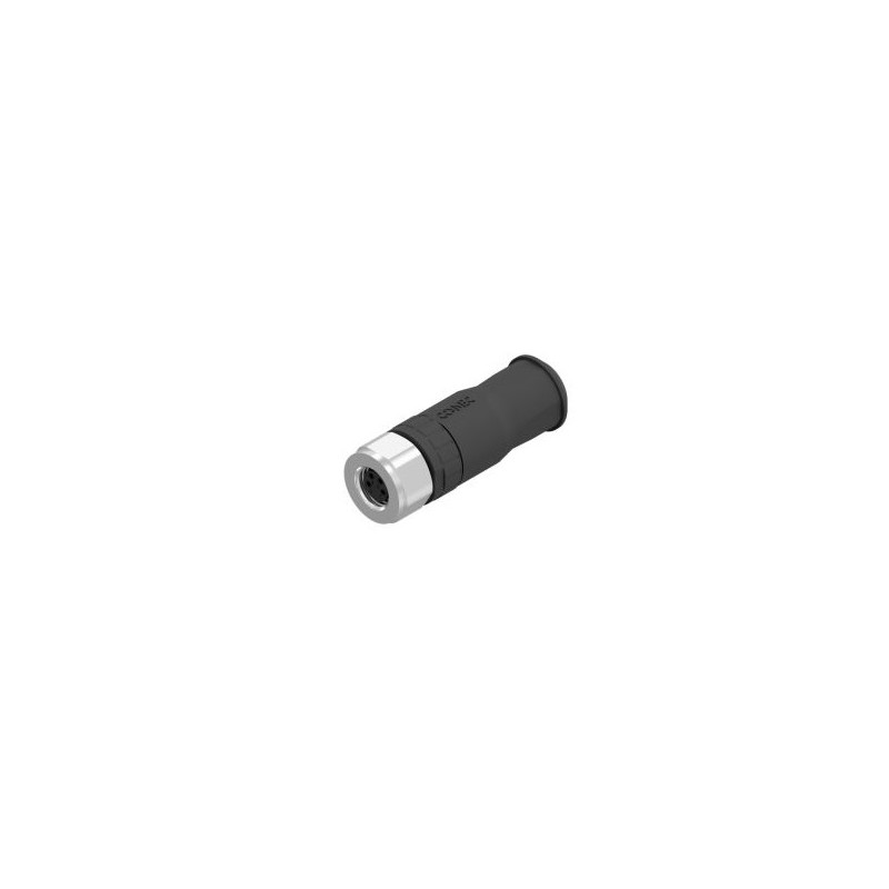 CONECTOR M8 HEMBRA 4P NEGRO CONEC