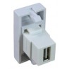 MODULO 45X22,5 ADAPT USB A/A H-H KEYSTON