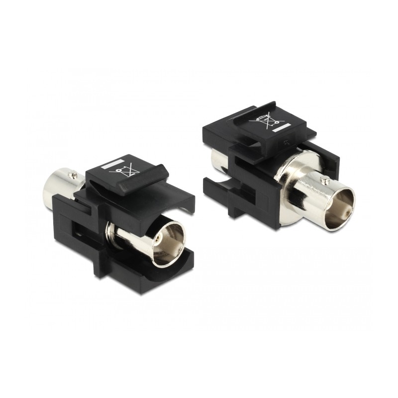 ADAPTADOR BNC H-H KEYSTONE NEGRO