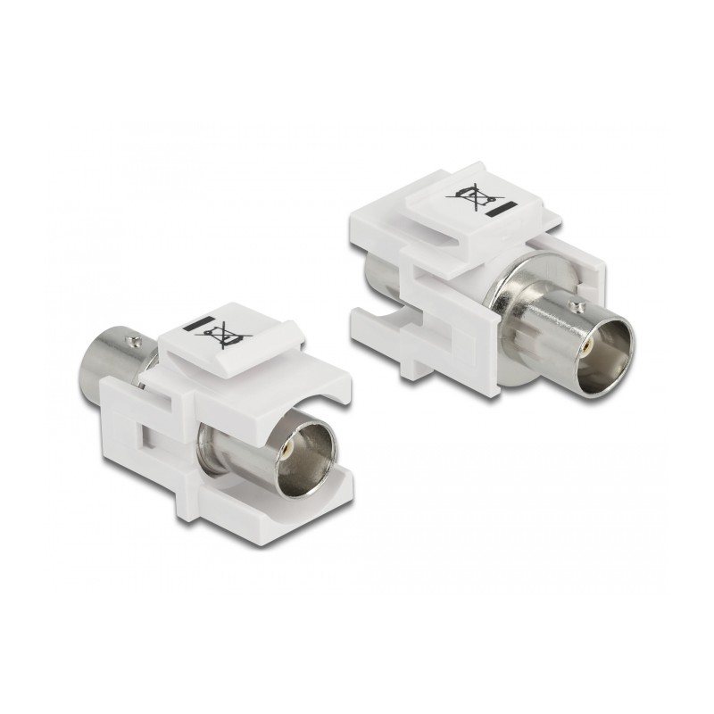 ADAPTADOR BNC H-H KEYSTONE BLANCO