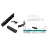 TUBO CUBRECABLES 32mm NEGRO Rollo 15m