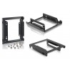 ADAPTADOR METALICO 3.5" a 2x2.5" HD SSD