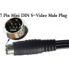 CABLE SVHS MINIDIN 7P M-M 10MTS NEGRO