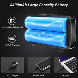 LINTERNA FRONTAL CABEZA LED USB 4.400mAh