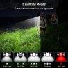 LINTERNA FRONTAL CABEZA LED USB 4.400mAh
