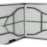 MESA PLEGABLE PORTATIL RECTAGULAR 1,8Mts