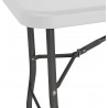 MESA PLEGABLE PORTATIL RECTAGULAR 1,8Mts