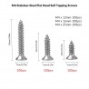 KIT TORNILLO AUTORROSCANTE 600u 12-16-20