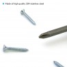 KIT TORNILLO AUTORROSCANTE 600u 12-16-20