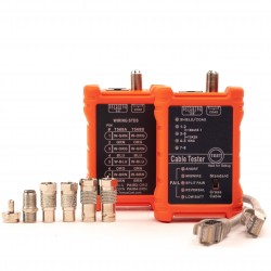 TESTER LED RJ45 + F + REMOTO