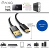 CABLE USB 3.1 TIPO A M-USB C M 5M NEGRO