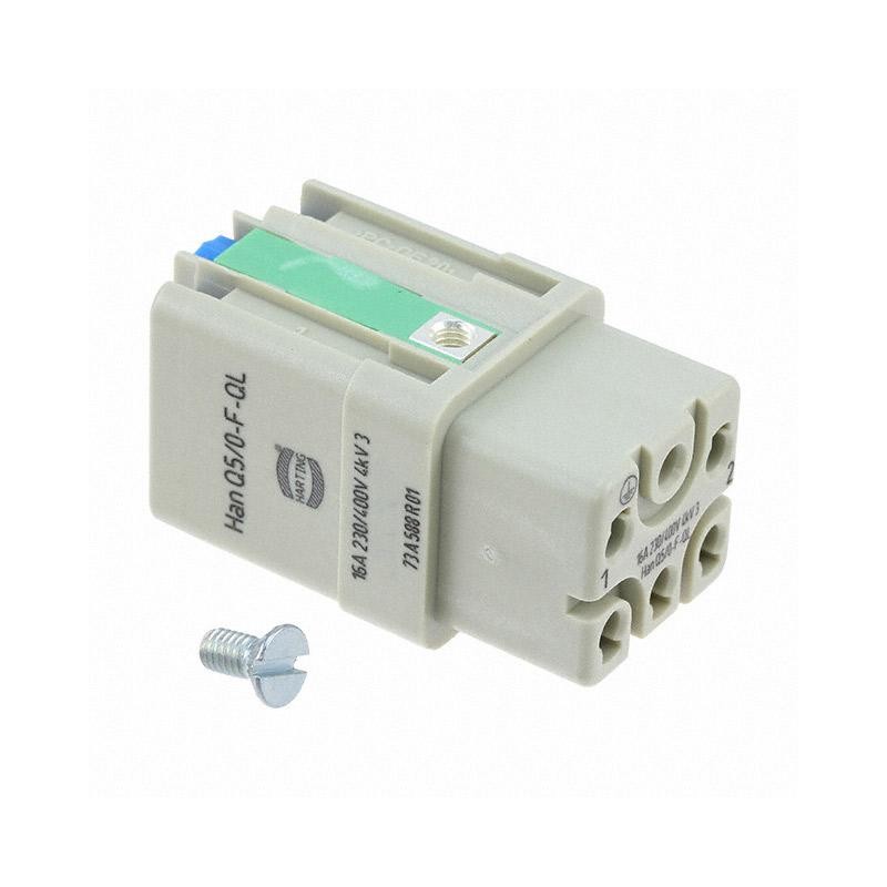 CONECTOR 6 PINES HEMBRA HARTING HAN Q