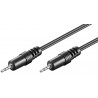 CABLE MINIJACK 2,5mm M-M ESTEREO ST 2M