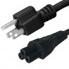 CABLE ALIMENTACION USA-C5 TREBOL 1,8M NE