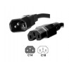 CABLE ALIMENTACION C14 M-C15 H 2M NEGRO