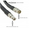 CABLE MICRO BNC M-BNC H 0.6/2.8 35cm AZ