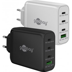 ALIMENTADOR 220V 1xUSB QC3.+3xUSB C 100W