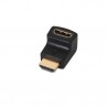 ADAPTADOR HDMI M-H CODO 90º BAJO PERFIL
