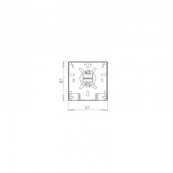 ROSETA SUPERFICIE 2xSC SP 2xLC DP VACIA