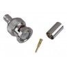 CONECTOR BNC MACHO LMR240 RECTO CRIMP