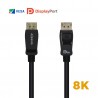CABLE DISPLAYPORT M-M 8K V.1.4 0,5M NEGR
