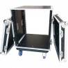 FLYCASE RACK 19" 12U MOVIL FONDO 512mm