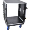 FLYCASE RACK 19" 12U MOVIL FONDO 512mm