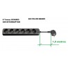 REGLETA 6 TOMAS SCHUKO SININT NEGRA 1,5M