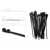 BRIDA NYLON CABEZAL TORNILL398X7,9 NEGRA