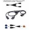 CABLE ALIMENTACION "Y" 2xC13-1xC14 1,5M