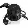 REGLETA 3 TOMAS SCHUKO+2xUSB+2xUSBc CUBO