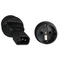 ADAPTADOR SCHUKO HEMBRA- C14 MACHO