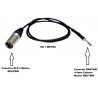 CABLE AUDIO BANTAM 4,4 ST M-XLR3 M 1Mts