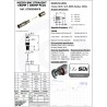 CONECTOR MICRO BNC MACHO 0.8/3.7 12G