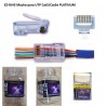 CONECTOR EZ-RJ45 MACHO UTP CAT5/5e