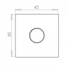 MODULO 45X45 FORMATO Tipo D para XLR