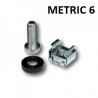 KIT TORNILLERIA PARA RACK 19" M6 NIKEL