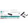 TUBO CUBRECABLES 32mm NEGRO Rollo 15m