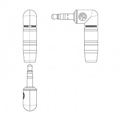 CONECTOR MINIJACK M 3,5mm ST CODONEUTRIK