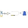 KIT ARNES +2MOSQUETONES +ABSORBEDOR +BOL